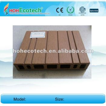 Anti-UV water-proof wood plastic composite decking board (CE ROHS)