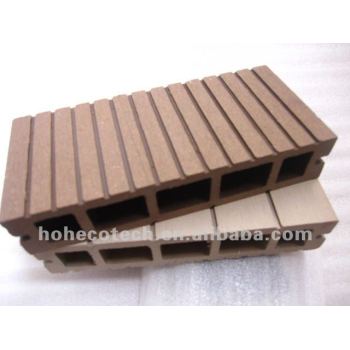 Coffee color polished WPC decking