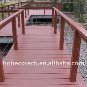Decking composé en plastique en bois de decking de WPC/decking commercial moderne d'hôtel meubles de plancher