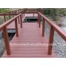 Decking del wpc compuesto plástico de madera decking/pisos modernos muebles de oficina terrazas del hotel