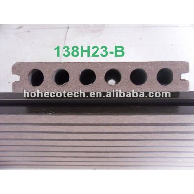 HOH Ecotech round hole waterproof WPC decking/floor tile