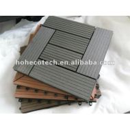 容易な設置wpcの連結のdeckingはwpc DIYのdeckingのタイルをタイルを張る
