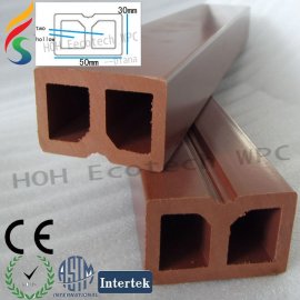 cheap solid wpc post, kneel, water proof wpc wood plastic composite ASTM REACH FSC CE APPROVED
