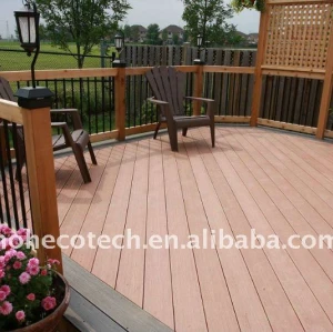 Water-Resistant WPC Decking Board Engineered flooring outdoor WPC wood plastic composite decking/flooring