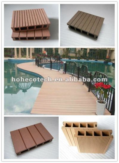 Swimming pool decking floor wpc material