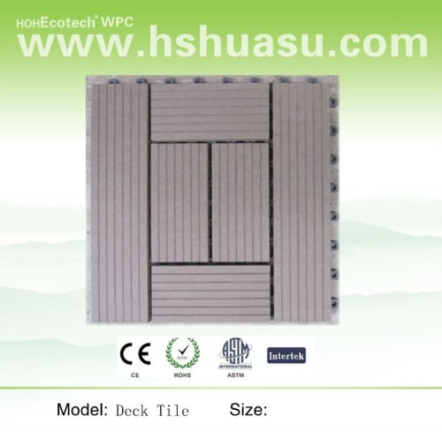 wpc decking tile, wpc flooring board(CE ROHS ISO)