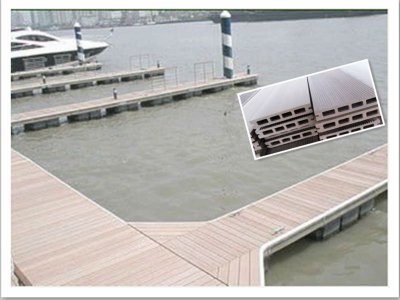 Wood Plastic Composite WPC pontoon decking /floating pontoon/wpc dock