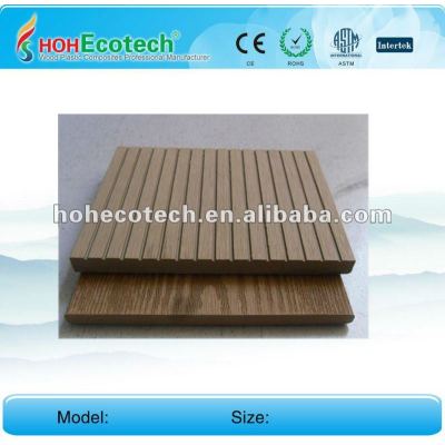 Huasu anti-UV water-proof outdoor wpc decking (CE ROHS)