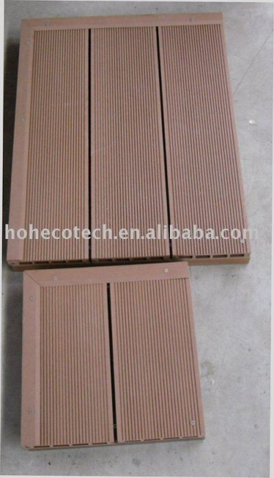 Recycled hollow WPC decking board