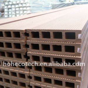 Hollow design!outdoor construction material WPC decking wood plastic composite flooring