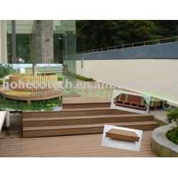 床普及したWPCの屋外のdeckingかフロアーリングセリウム
