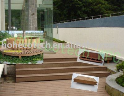 Andar - popular wpc decking ao ar livre/ piso - ce