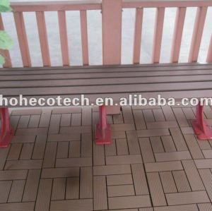 Plastic wood park bench (HDPE and cast aluminum)