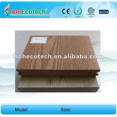 Huasu anti-UV water-proof outdoor wpc decking (CE ROHS)
