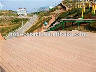 Popular cases!!! wood plastic composite(wpc) flooring projects