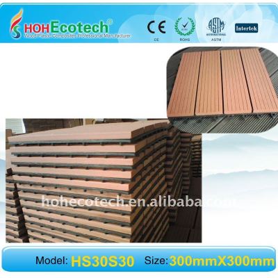 wood decking tiles WPC title outdoor tile flooring WATERproof Composite Tile