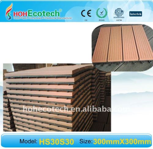 wood decking tiles WPC title outdoor tile flooring WATERproof Composite Tile