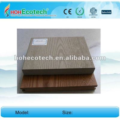solid composite deck/anti-UV water-proof outdoor wpc decking (CE ROHS)