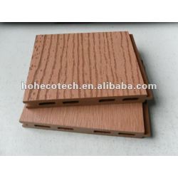 浮彫りになる表面HOH Ecotech 125x15 WPCの木製のプラスチック合成のdeckingか床タイル