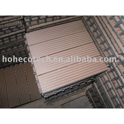 Assembled wpc DIY tiles