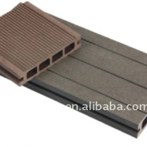 가벼운 빈 모형 WPC 마루 널 목제 플라스틱 합성 Decking 대나무 마루