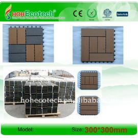 (CE, ROHS, ASTM,ISO9001,ISO14001, Intertek)WASHING room sanna board WPC outdoor tile Composite Tile Wpc Decking Tile