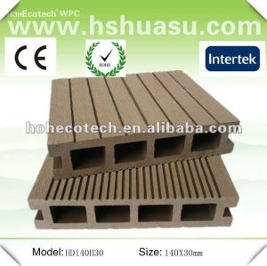 Good price hot sale hollow wpc decking (CE ROHS)