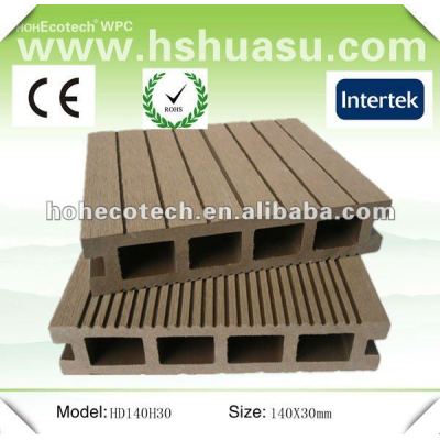 Good price hot sale hollow wpc decking (CE ROHS)
