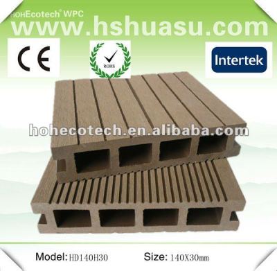 Good price hot sale hollow wpc decking (CE ROHS)