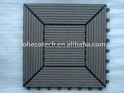 WPC Decking tile/Outdoor decking /garden floor /wood plastic copmosite decking