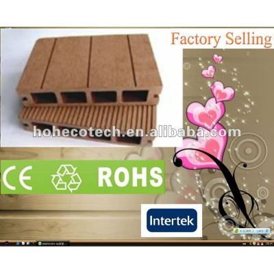 Promotion! Recycled anti-UV water-proof outdoor wpc decking (CE RoHS)