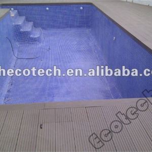 Hot sale wpc swimming pool decking tiles