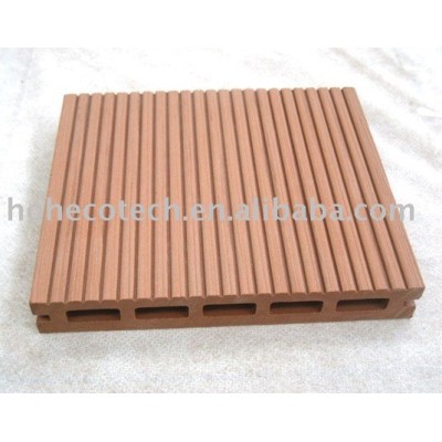 wood plastic composite decking/floor waiting for packing