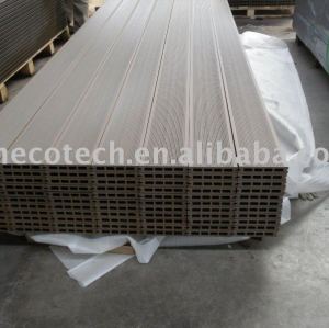 wood plastic composite decking/floor waiting for packing