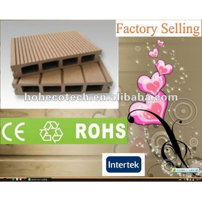 Promotion! Recycled anti-UV water-proof outdoor wpc decking (CE RoHS)