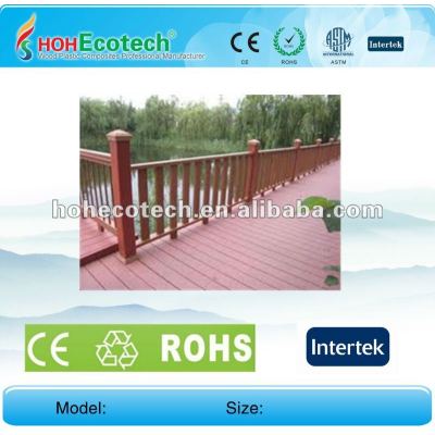 100% recycled wpc high quality garden railing (wpc flooring/wpc wall panel/wpc leisure products)