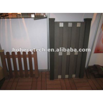 Waterproof outdoor natural garden fencing,wooden fences,wpc fencing,composite fence