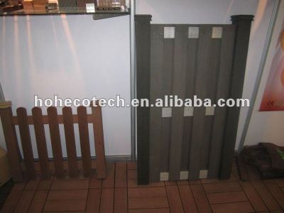 Waterproof outdoor natural garden fencing,wooden fences,wpc fencing,composite fence