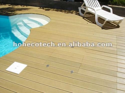 Popular outdoor wood pool decking (CE RoHS ISO9001 ISO14001)