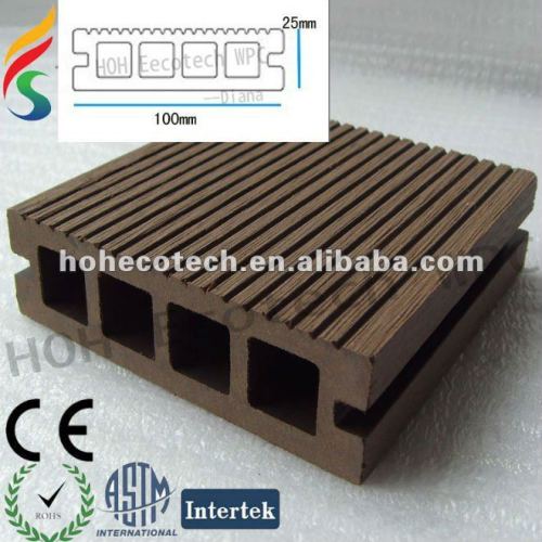 Eco - outdoor composite decking de wpc, wpc chão