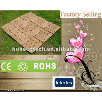 Promotion! Recycled water-proof decorative wpc project diy decking(CE RoHS)