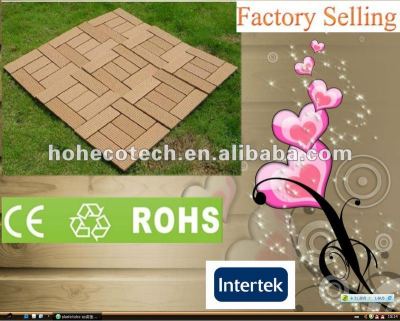 Promotion! Recycled water-proof decorative wpc project diy decking(CE RoHS)