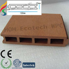 100% recycle composite decking 150H25