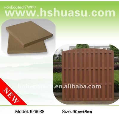 Wood plastic composite material Fencing