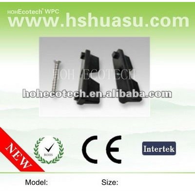 WPC decking accessories,plastic clips (with screws)