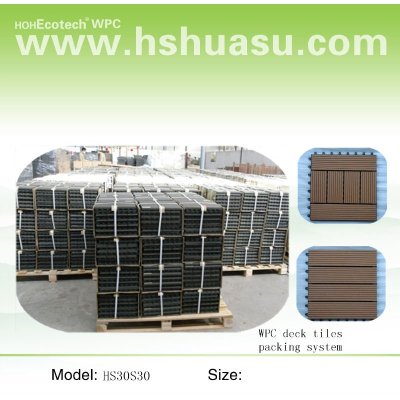 WPC interlocking tiles