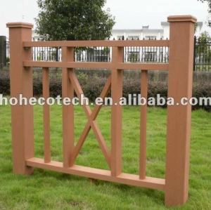 Vente chaude ! Arrosez la balustrade d'escalier de wpc de preuve (composé en plastique en bois)/balustrade de jardin