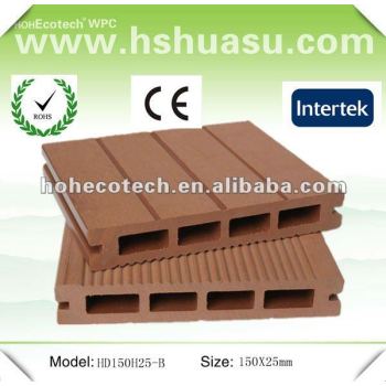2012 competitive price wood plastic composite decking board(CE ROHS)