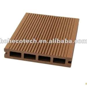 Decking extérieur de HUASU WPC, decking de jardin de wpc