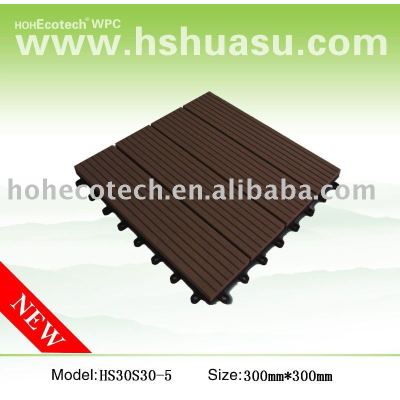 auto-locking diy decking tiles
